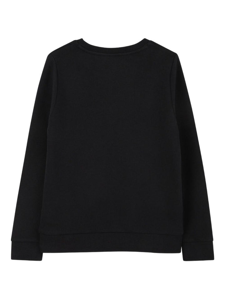 Felpa nera per bambino J52349 09B Boss Kids 