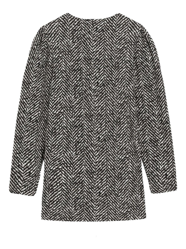 Abito bianco/nero per bambina L5JDALFSGDZ HH5QS Dolce & Gabbana Kids 