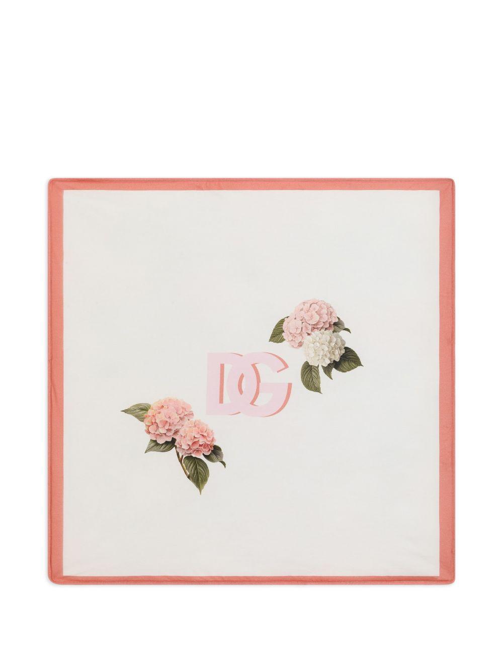 Coperta bianca per neonata LNJAE7II7JU HF5XG Dolce & Gabbana Kids 