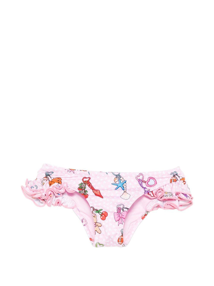 Costume rosa per bambina KELL001 00518L MC2 Saint Barth Kids 