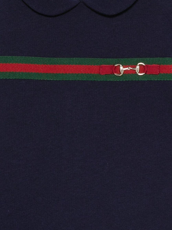 Abito blu scuro per neonata 787372XJHIC 4780 Gucci Kids 