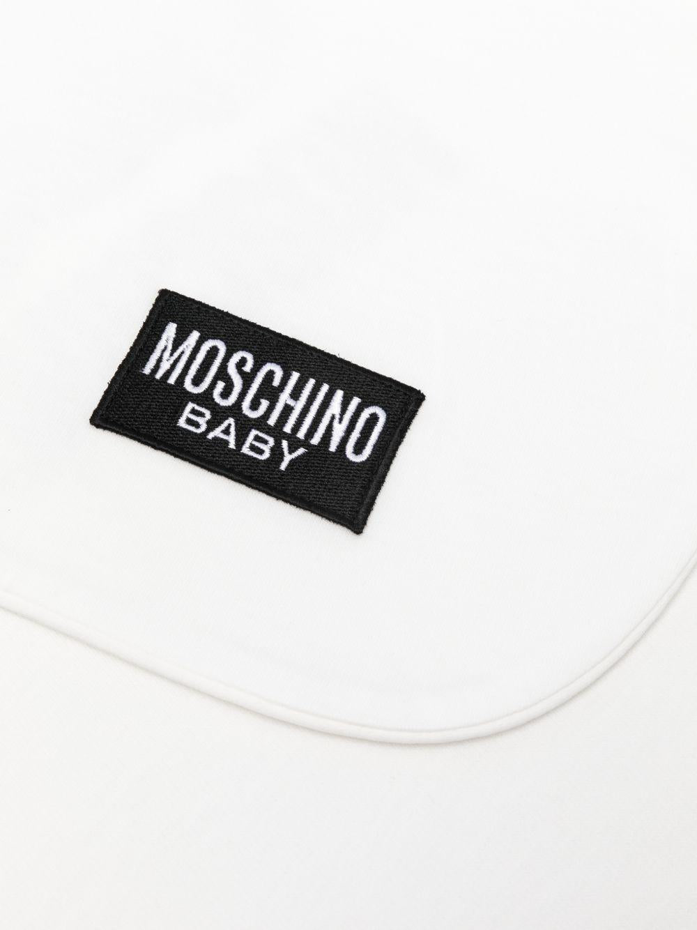 Coperta bianco per neonato MUB00MLCA19 10063 Moschino Kids 
