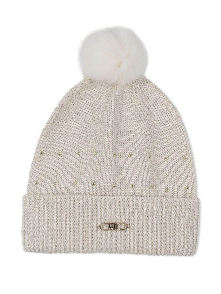 Berretto beige per bambina R30518 Z99 Michael Kors Kids 