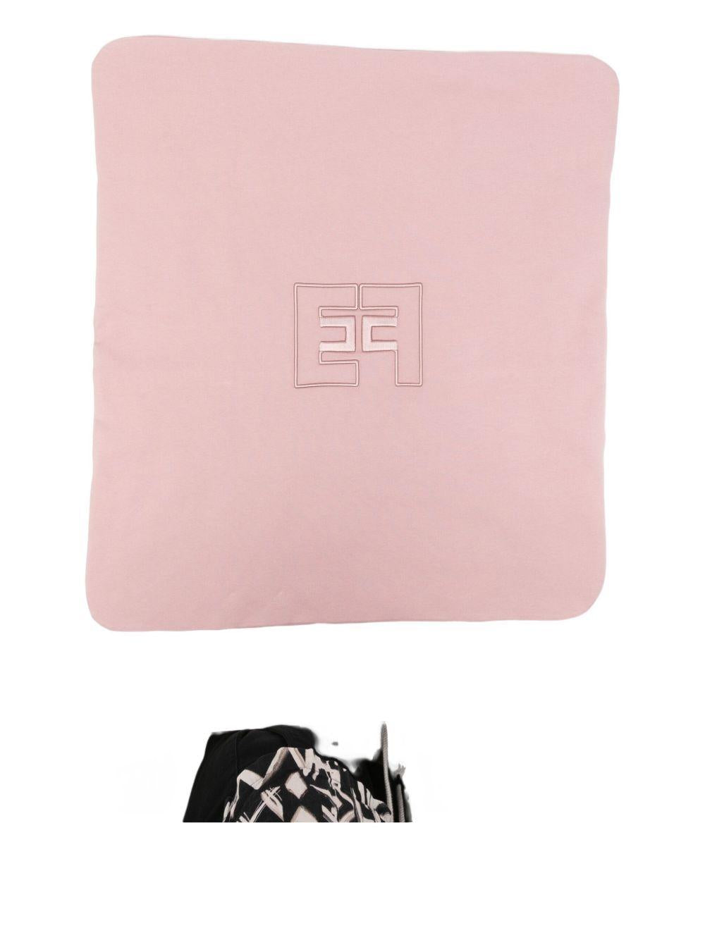Coperta rosa per neonata ENCO0780FF002 C041 Elisabetta Franchi Kids 