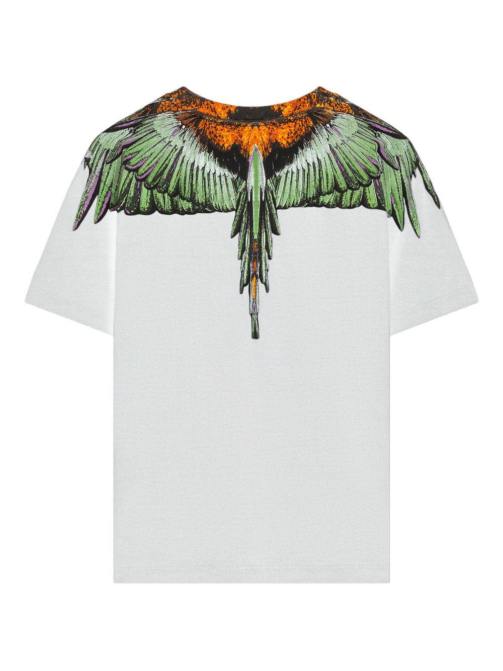 T-shirt bianco per bambino F5CMJBTH063 002 Marcelo Burlon Kids 