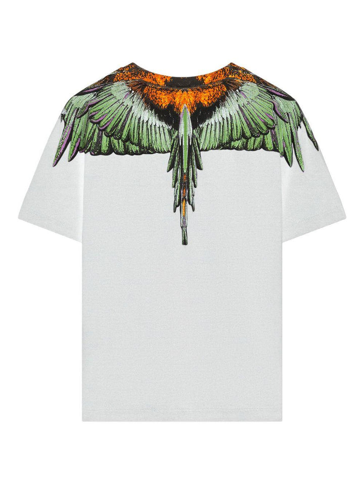 T-shirt bianco per bambino F5CMJBTH063 002 Marcelo Burlon Kids 