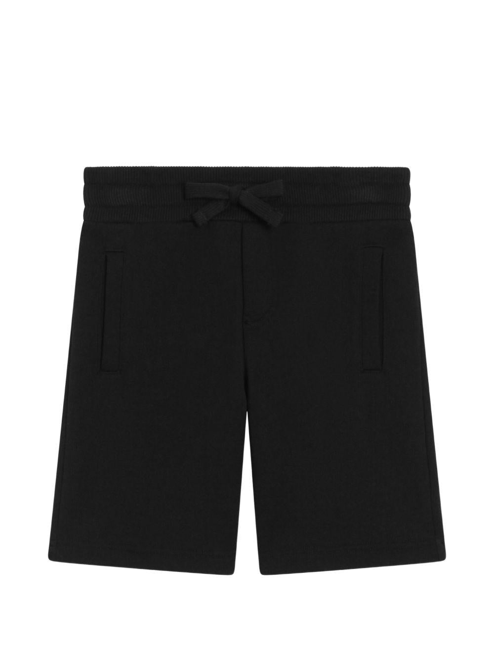 Bermuda nera per bambino L4JQD4G7P1V N0000 Dolce & Gabbana Kids 