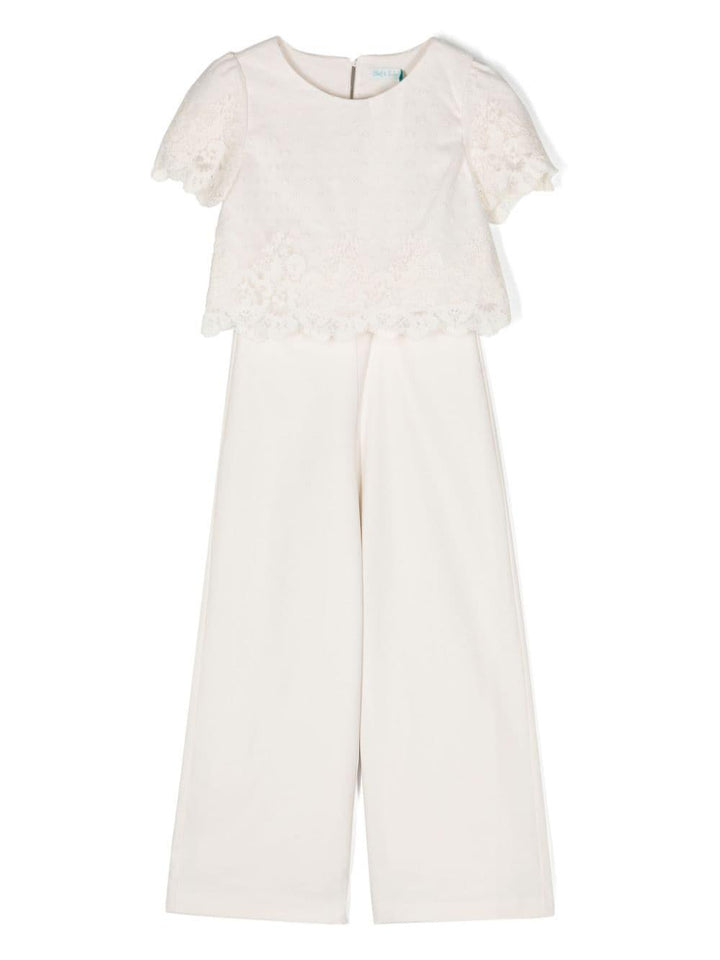 Completo bianco per bambina