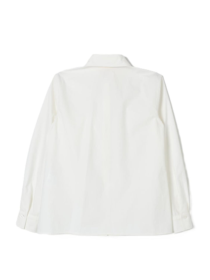 Camicia bianca per bambina EFCA2450CA235 0000 Elisabetta Franchi Kids 