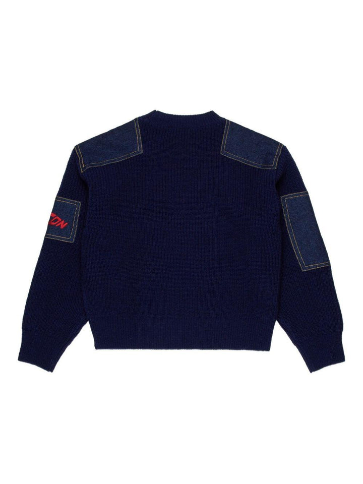 Maglione blu navy per bambino DQ3132D0AAZ DQ883 Dsquared2 Kids 