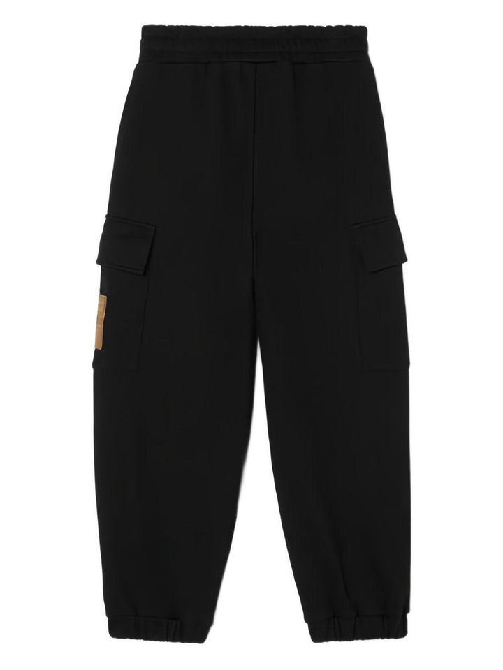 Pantalone nero per bambino JUF1715V0 F0GME Fendi Kids 