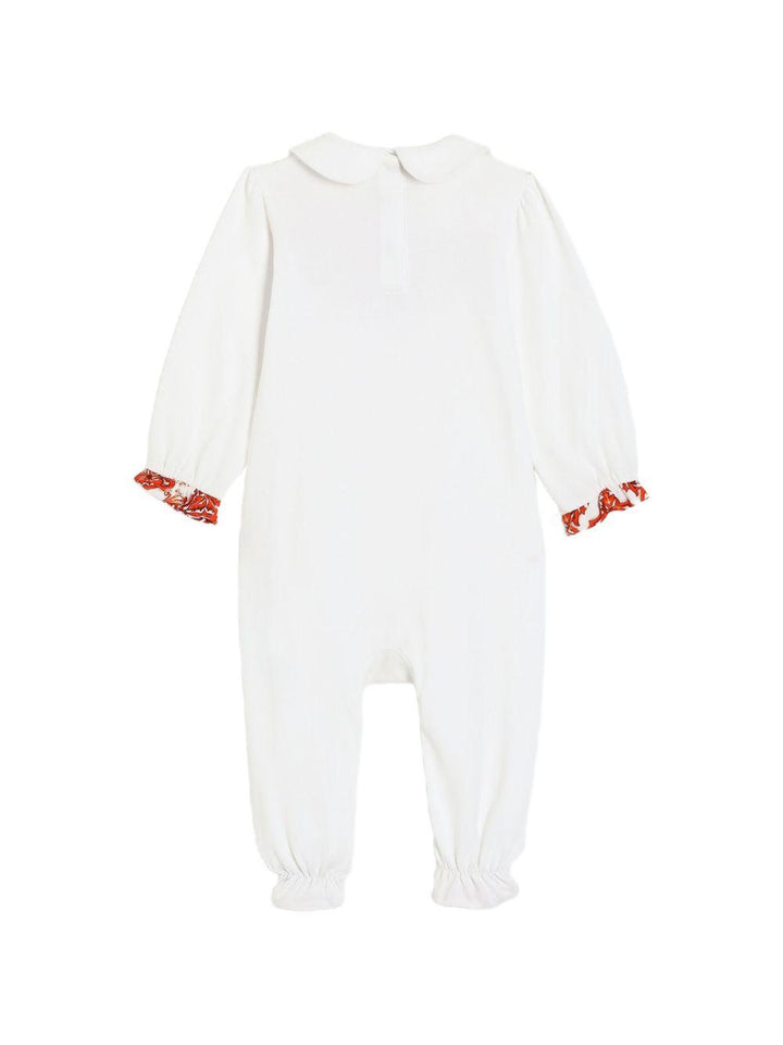 Tutina bianca/arancione per neonata L2JO5EG7P4T W0111 Dolce & Gabbana Kids 