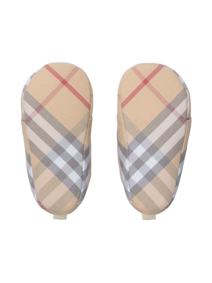 Scarpe beige sabbia per neonato 8108372 A2205 Burberry Kids 