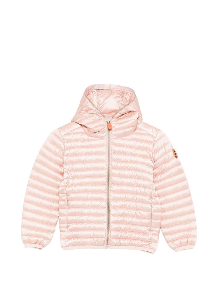 Giubbotto rosa chiaro per bambina J32310GIRIS22 80043 Save The Duck Kids 