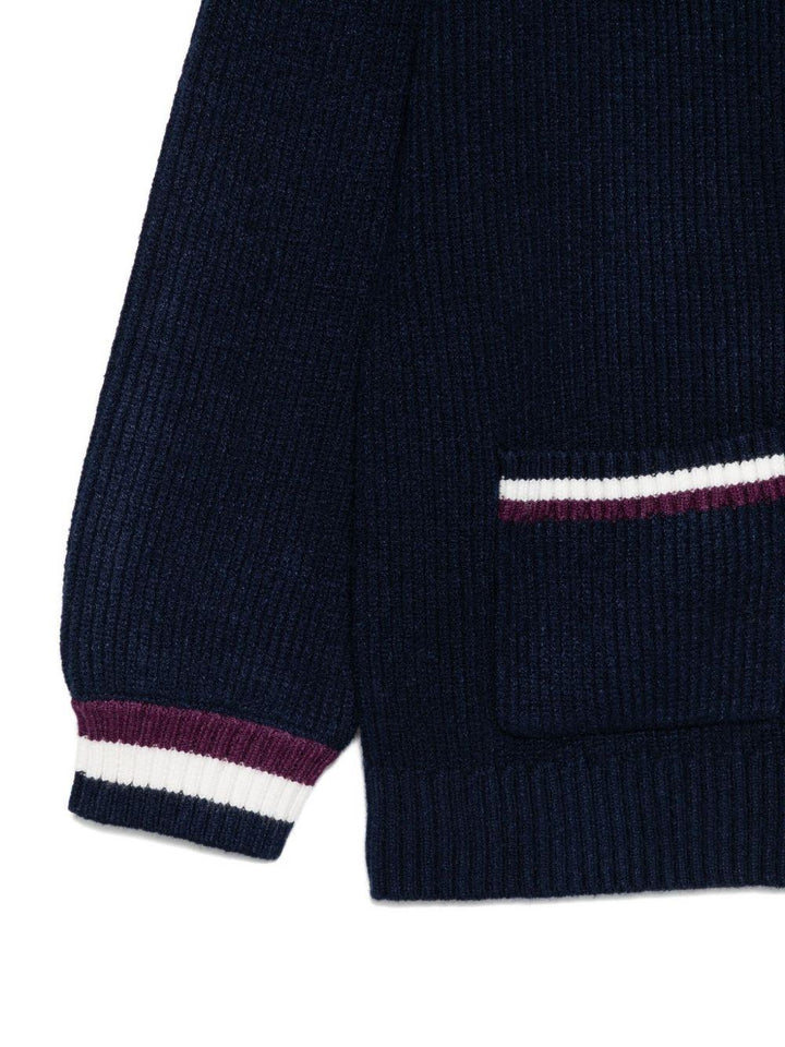 Cardigan blu per bambina 252GJ3033 11956 Twin Set 