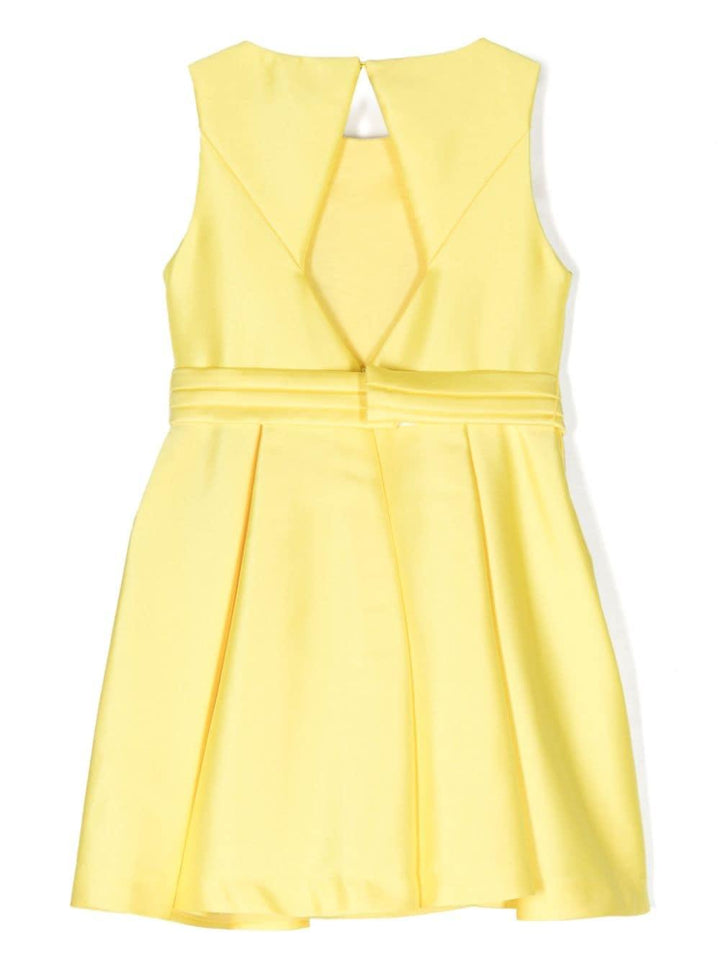 Abito giallo per bambina con fiocco 5061 043 Abel & Lula 