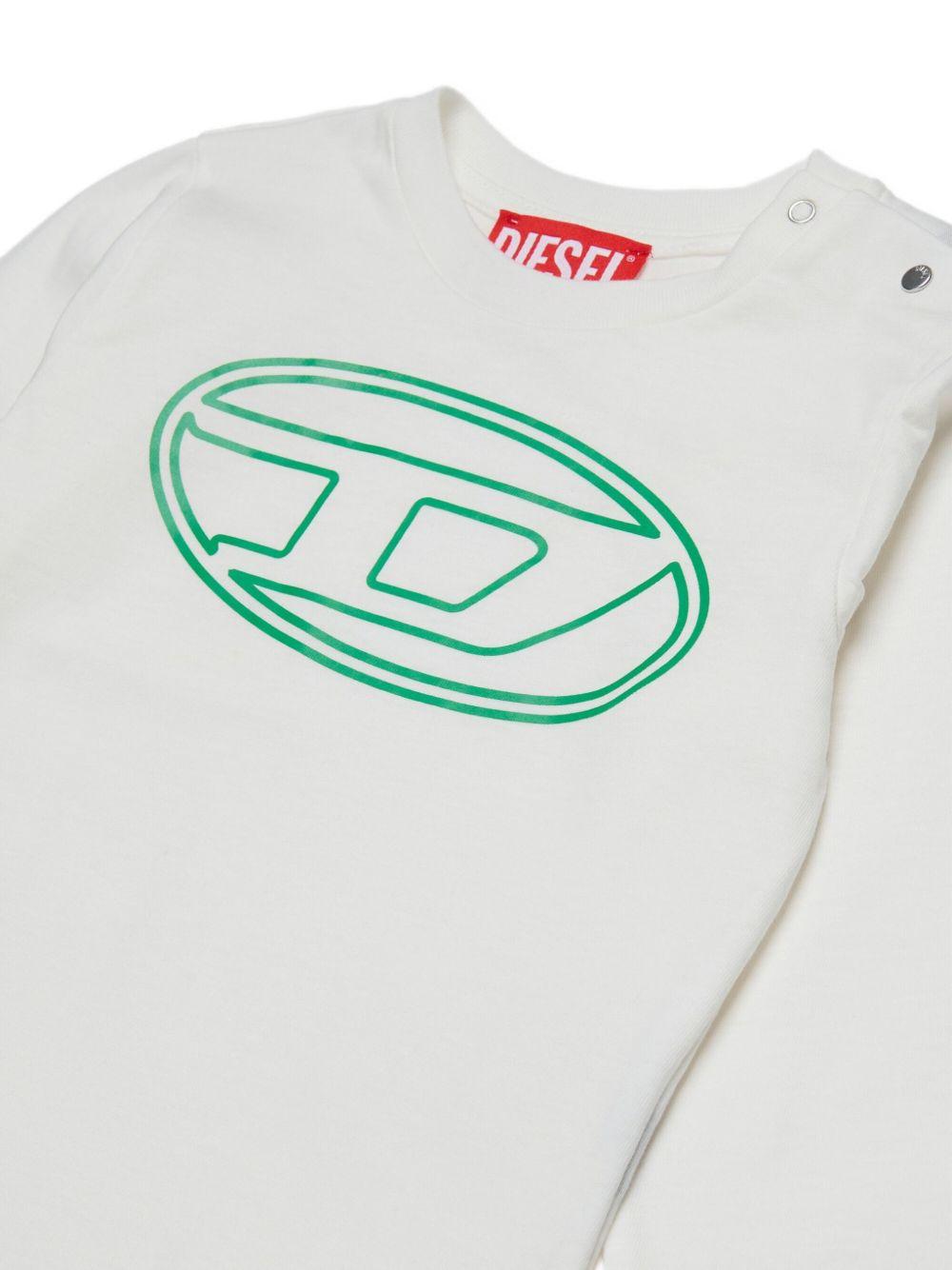 T-shirt bianca per neonato