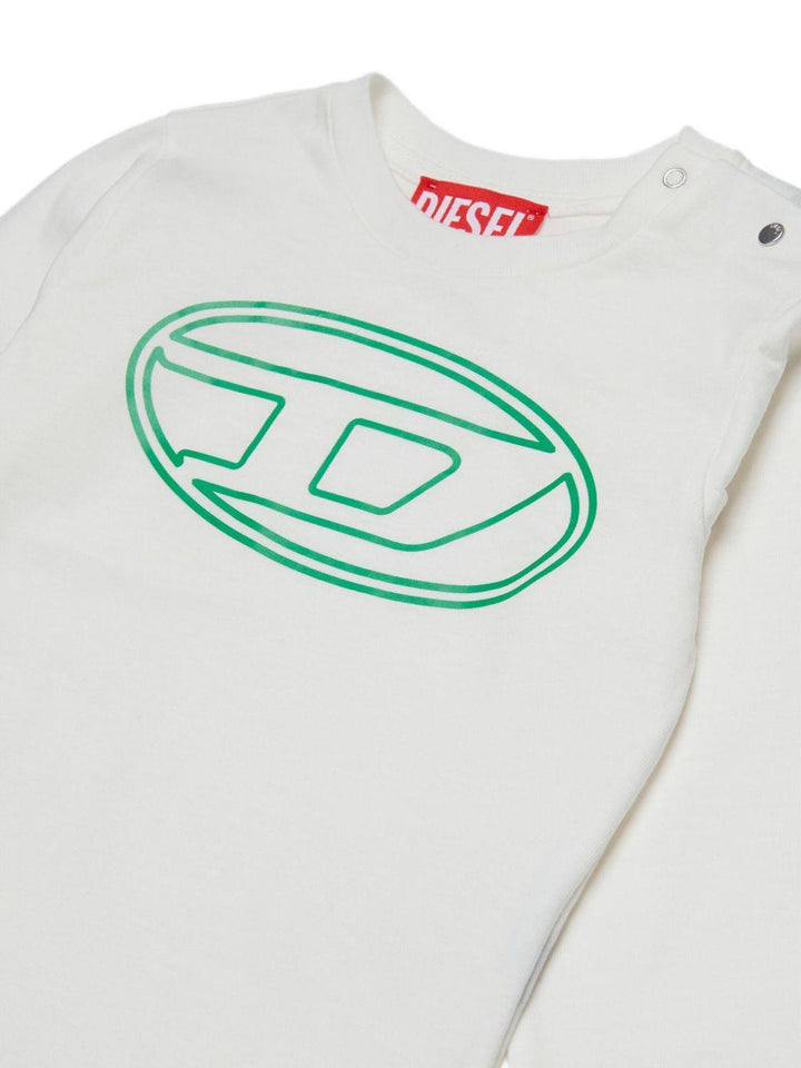 T-shirt bianca per neonato