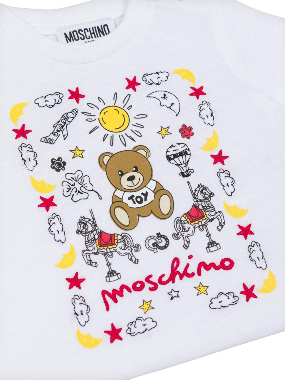 T-shirt bianca per neonato