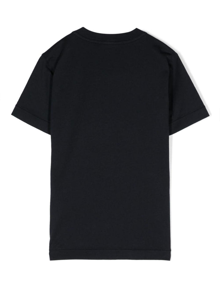 Blue t-shirt for boys with logo