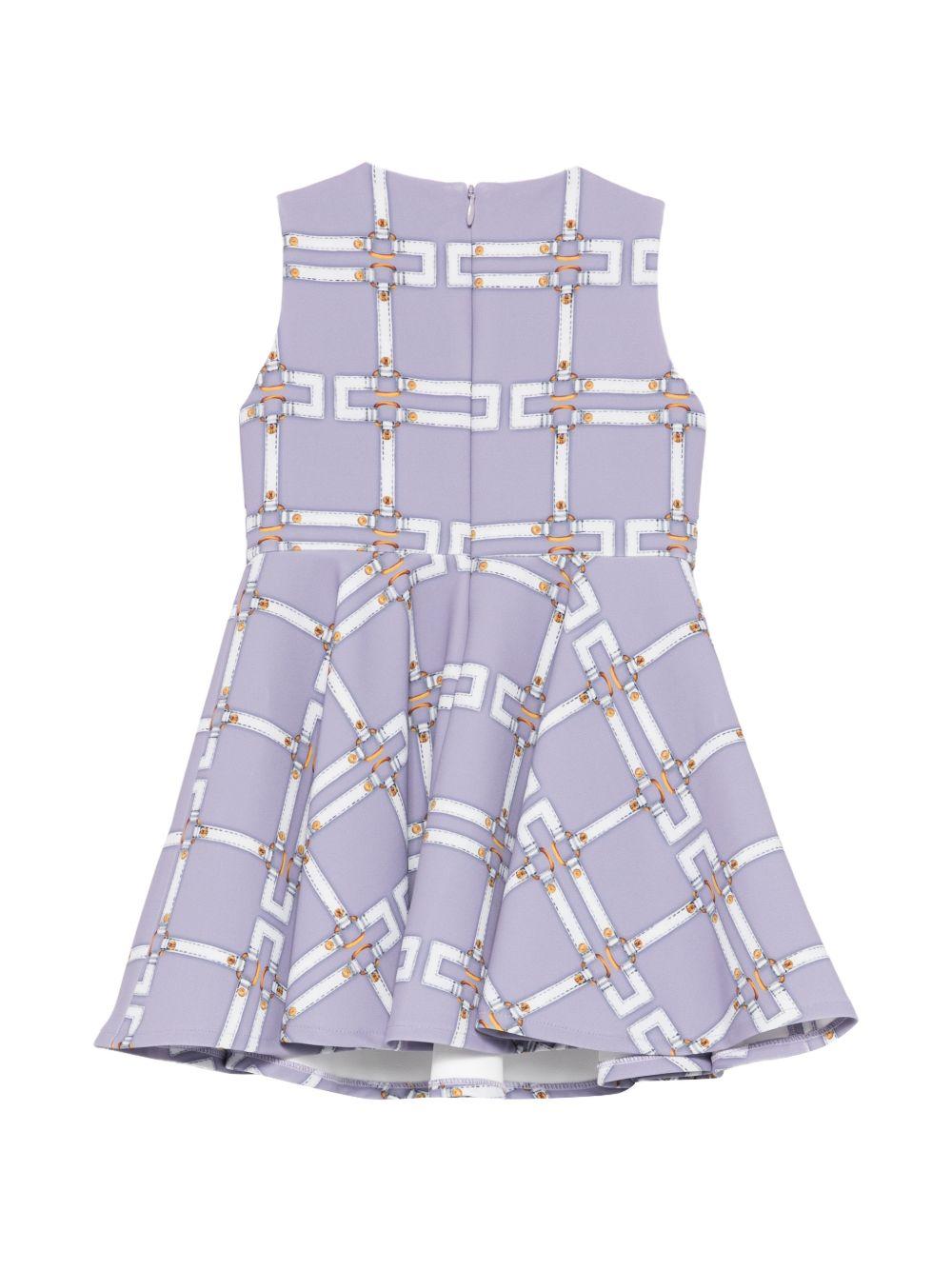 Abito lilla per bambina EGAB2250GAE01 8125 Elisabetta Franchi Kids 