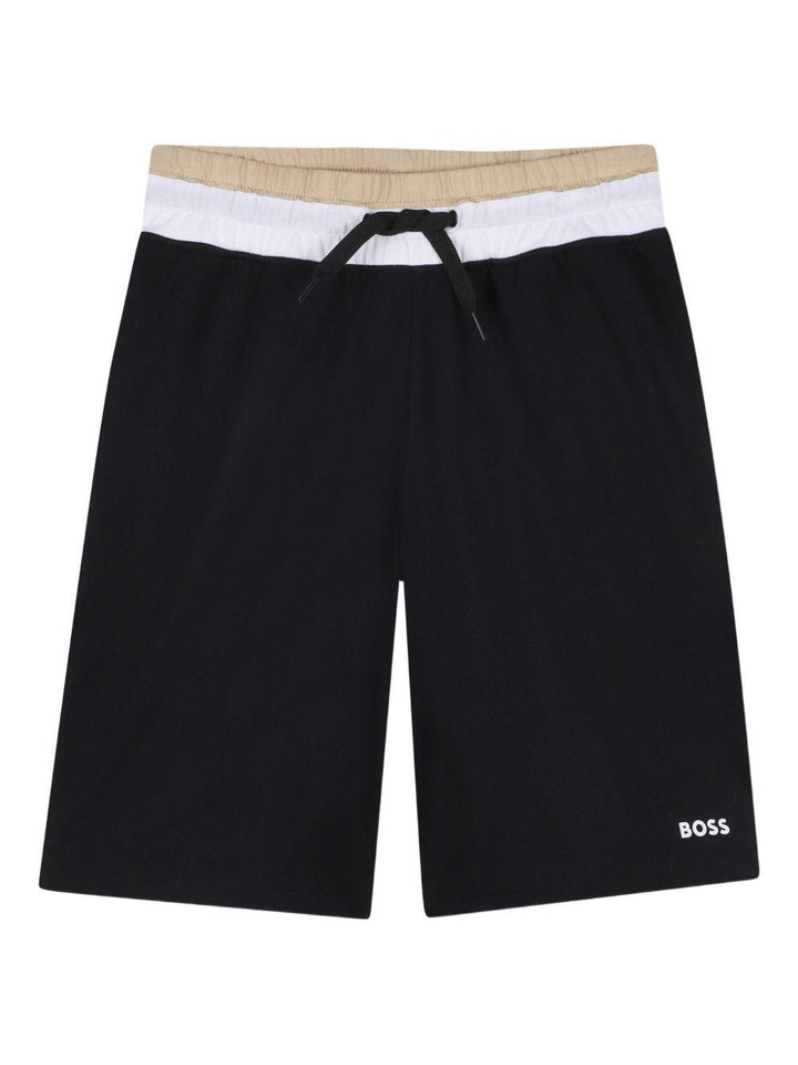 Completo nero per bambino J53006 09B Boss Kids 