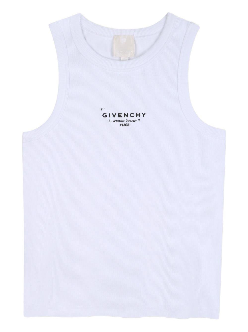 Canottiera bianca per bambino H31114 10P Givenchy Kids 