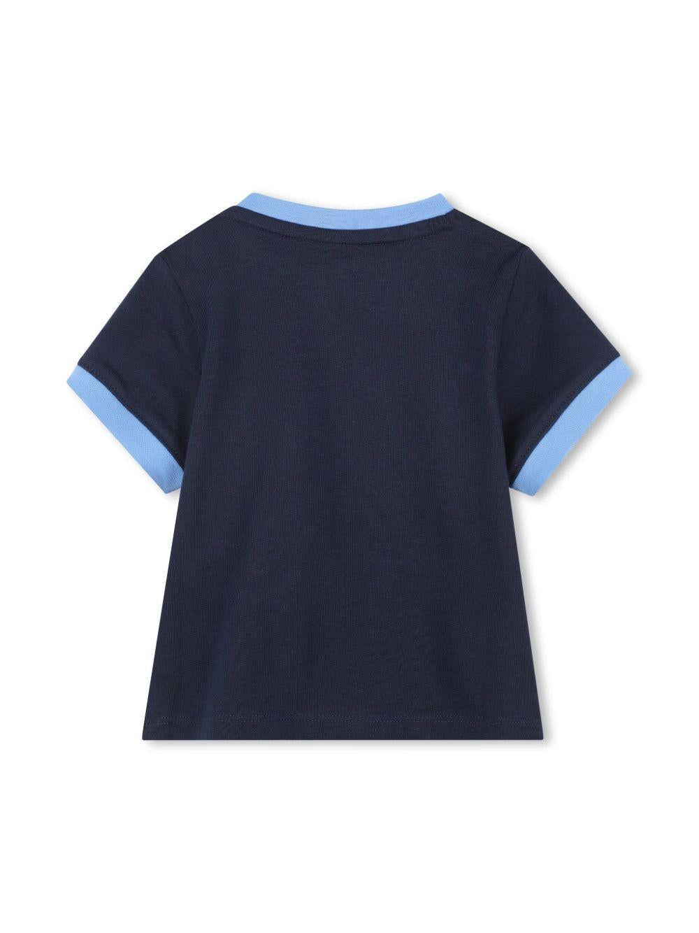 T-shirt blu navy con logo