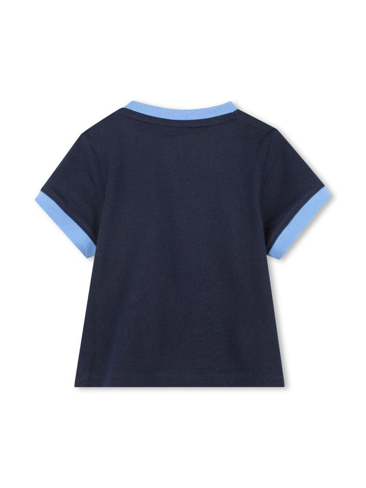 T-shirt blu navy con logo