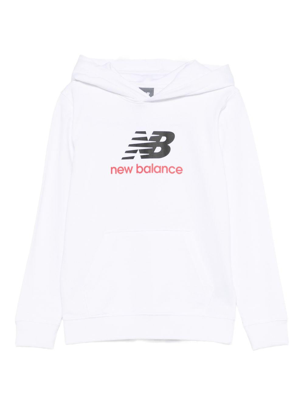 Felpa bianca per bambino LAKB0273 BWE New Balance Kids 