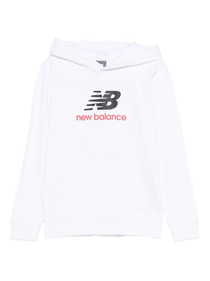 Felpa bianca per bambino LAKB0273 BWE New Balance Kids 
