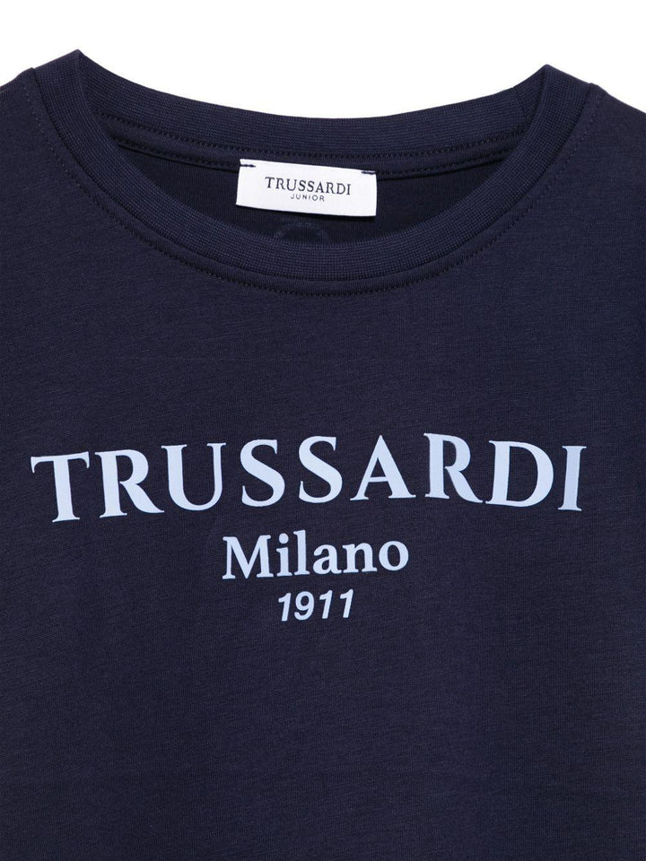 T-shirt blu navy per bambino