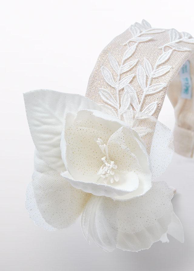 Cerchietto bianco per bambina