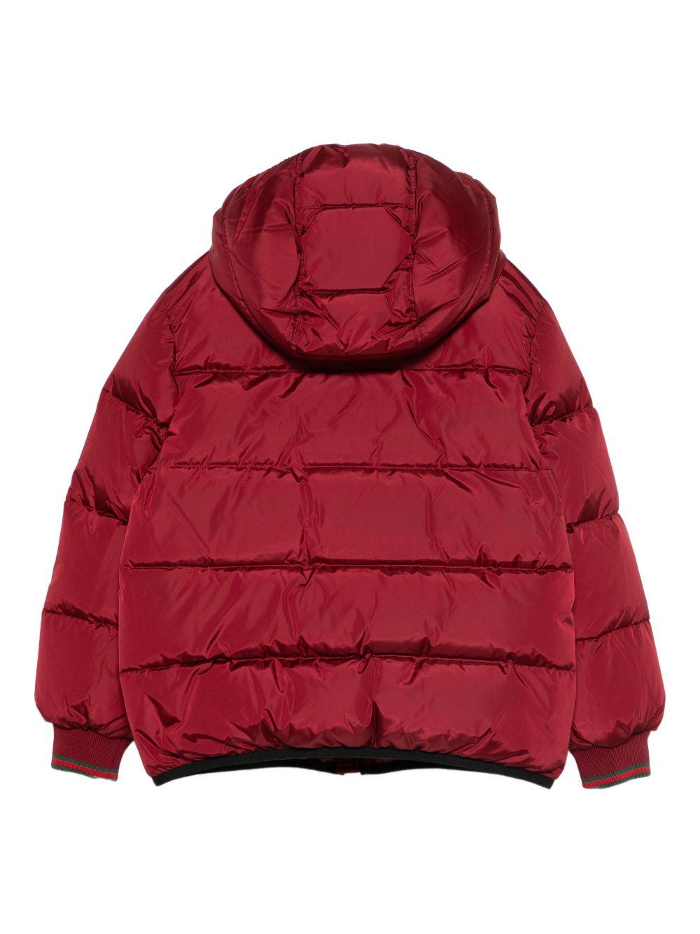 Giubbotto rosso rubino per bambino 824810XWA40 6207 Gucci Kids 