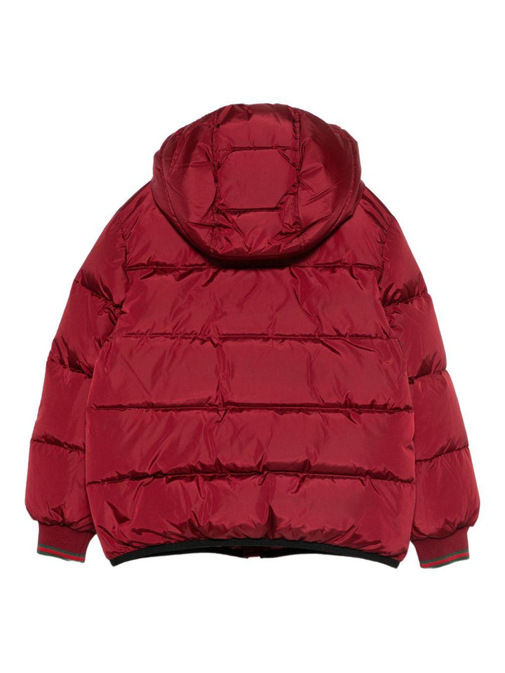 Giubbotto rosso rubino per bambino 824810XWA40 6207 Gucci Kids 