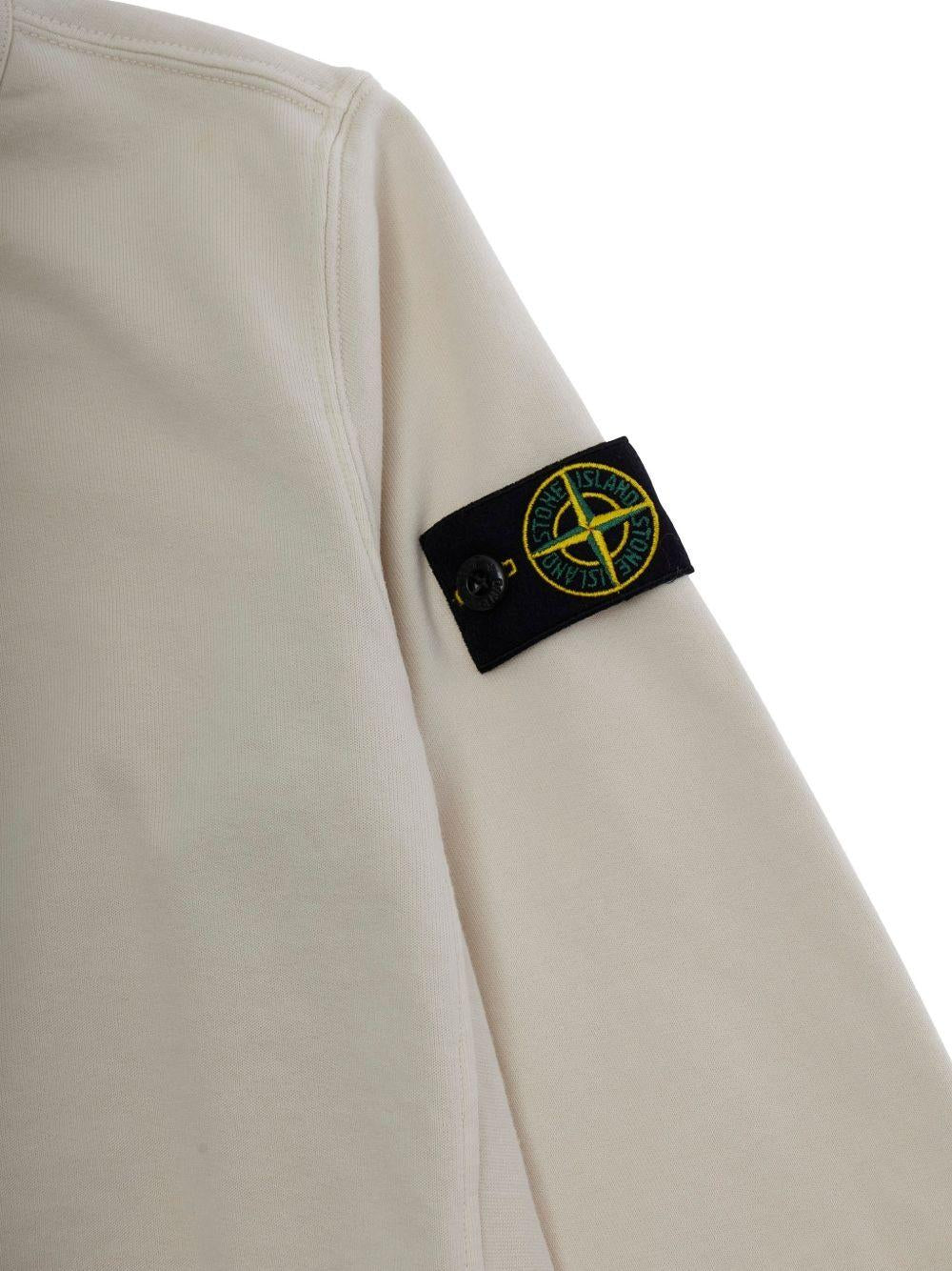 Felpa grigia per bambino 66100005S0040 V0097 Stone Island Kids 