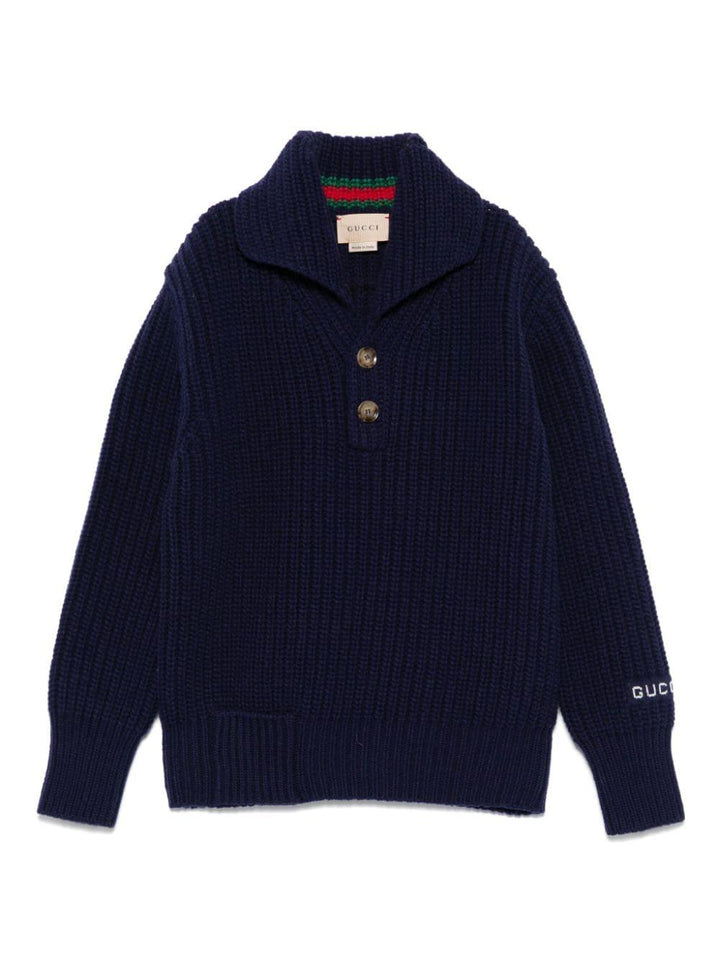 Maglione blu navy per bambino
