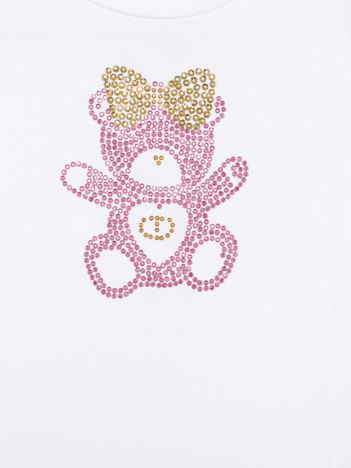 T-shirt bianca per bambina