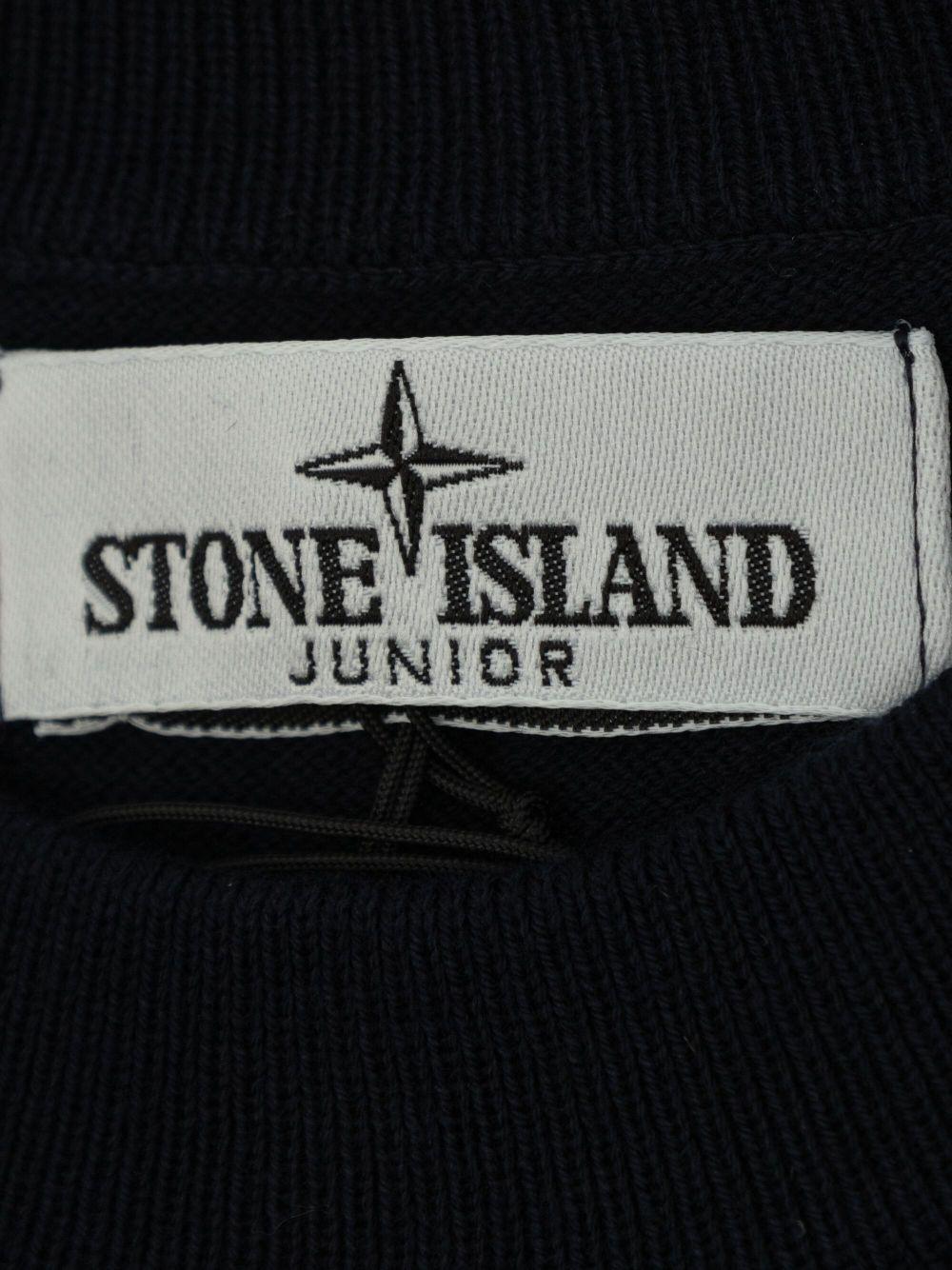 Maglione blu navy per bambino 65100001S00B2 V0020 Stone Island Kids 