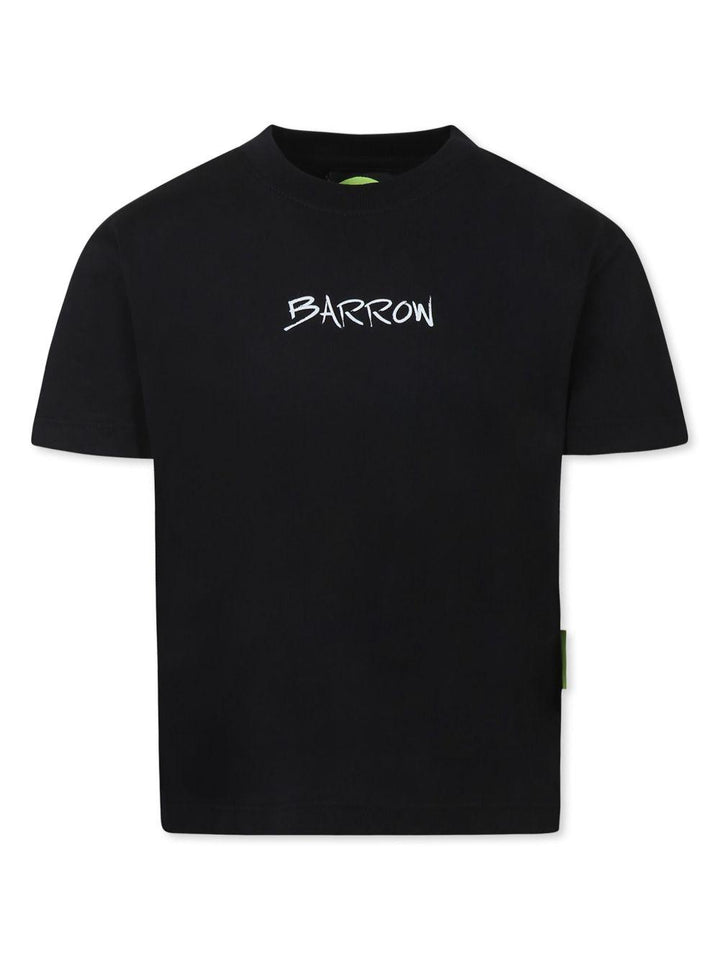 T-shirt nera per bambino