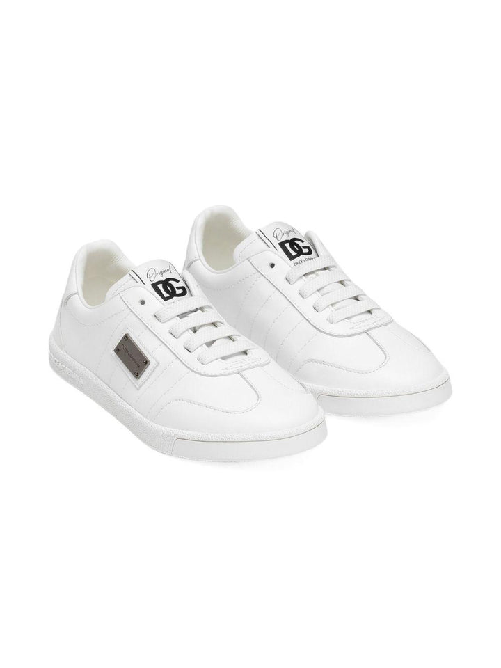 Sneakers bianche per bambina DA5300A1048 80001 Dolce & Gabbana Kids 