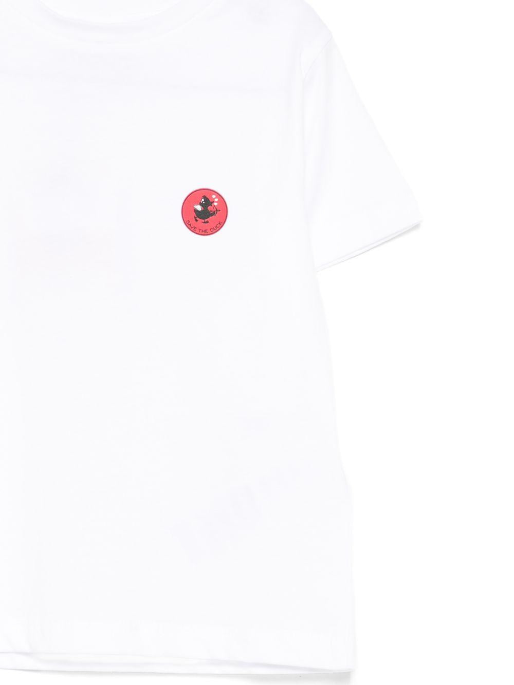 T-shirt bianca per bambino JT1732XBESY22 00000 Save The Duck Kids 
