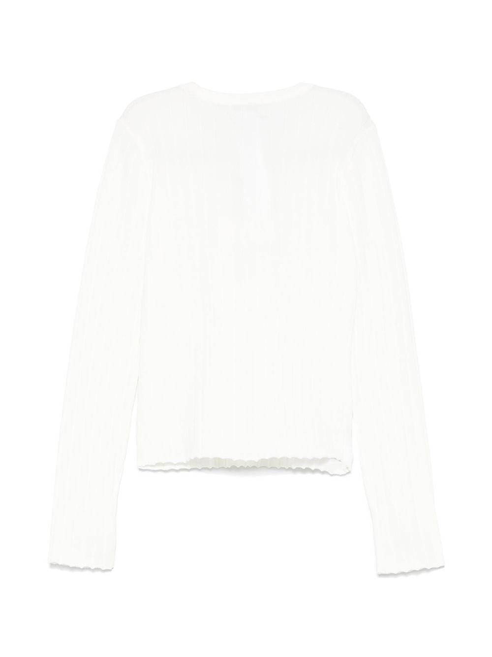 Maglione bianco per bambina