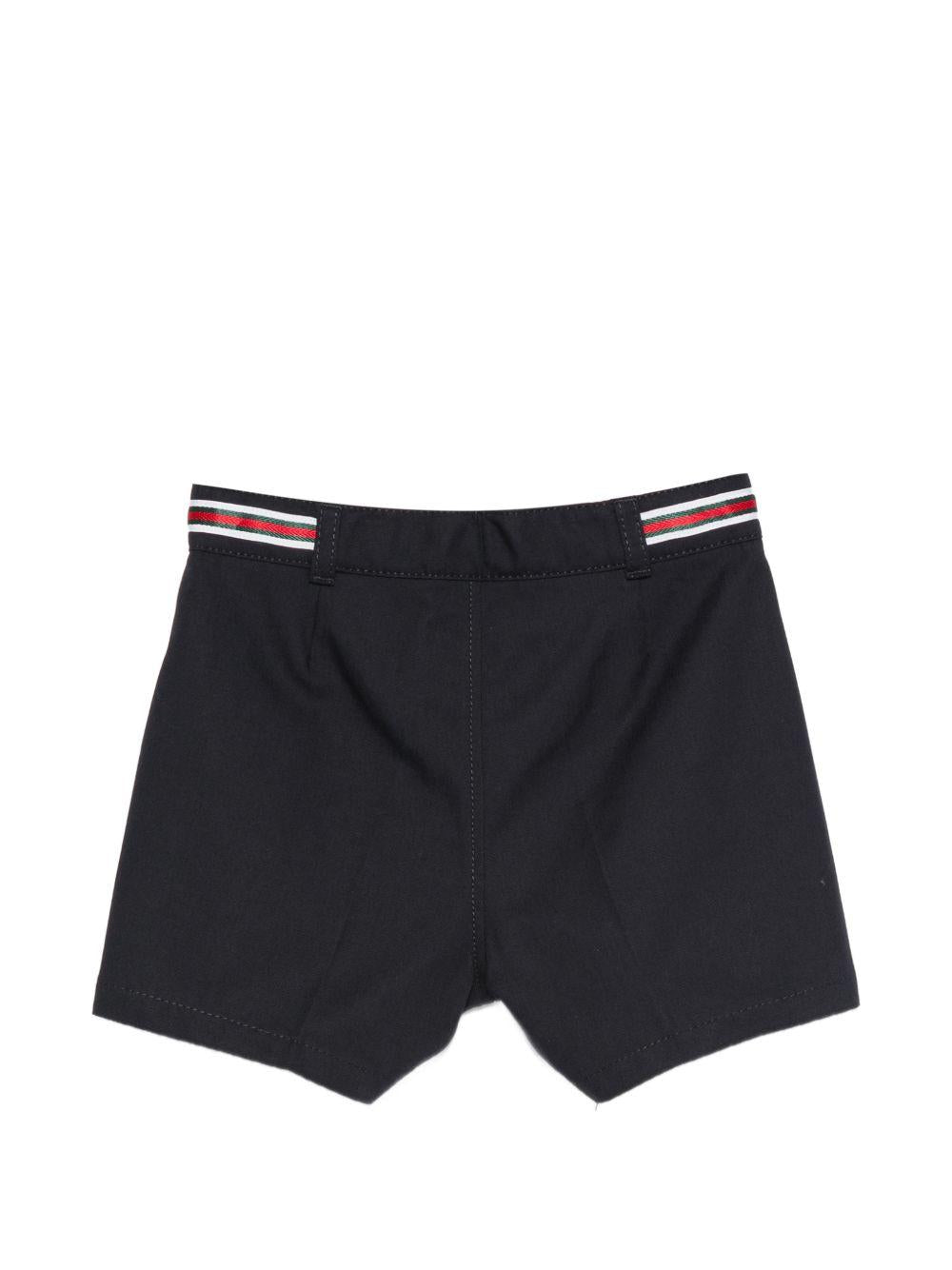 Bermuda blu navy per neonato 854113XWA7E 4330 Gucci Kids 
