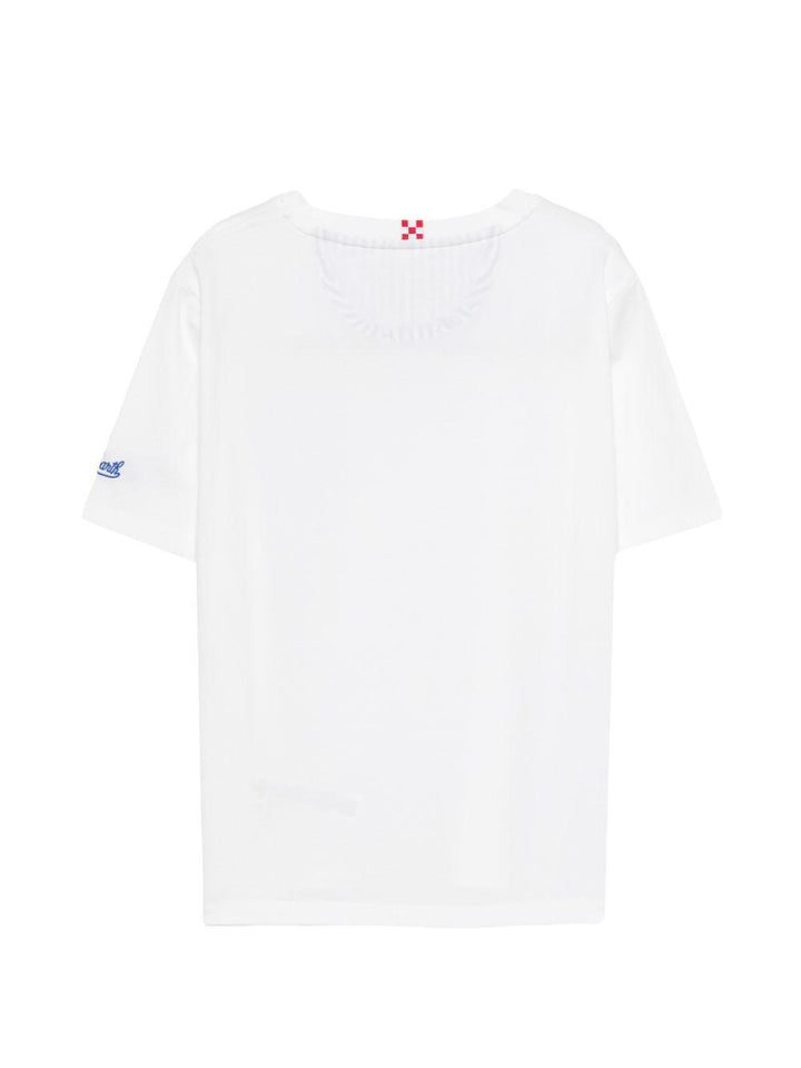 T-shirt bianco per bambino KEA0001 00704L MC2 Saint Barth Kids 