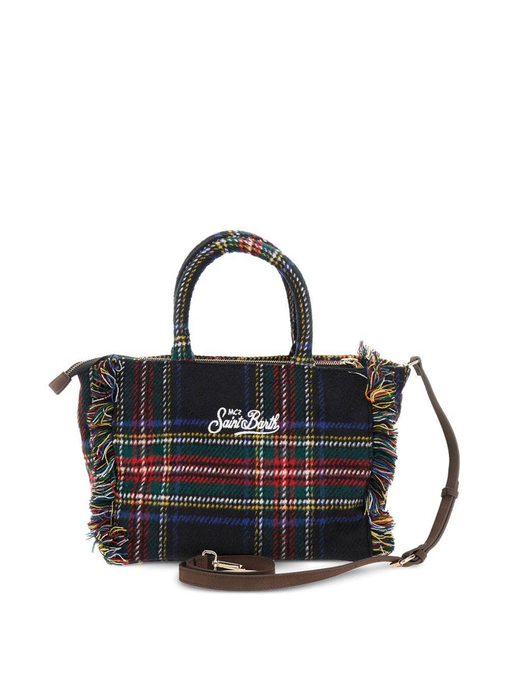 Borsa blu/rosso/verde per bambina COL0029 01365I MC2 Saint Barth Kids 