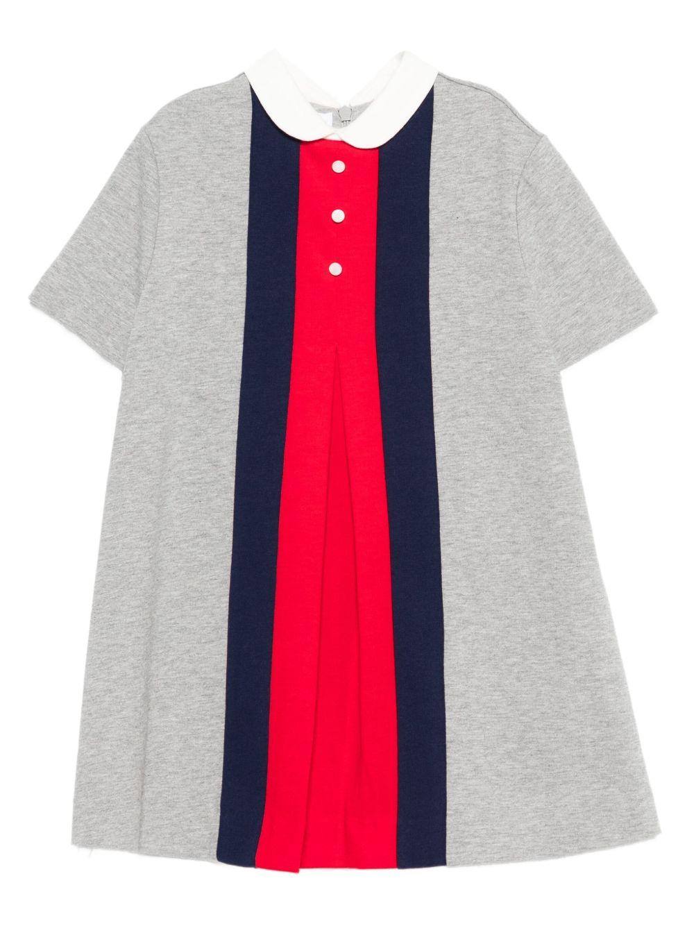 Abito grigio chiaro per bambina 828783XJHDW 1183 Gucci Kids 