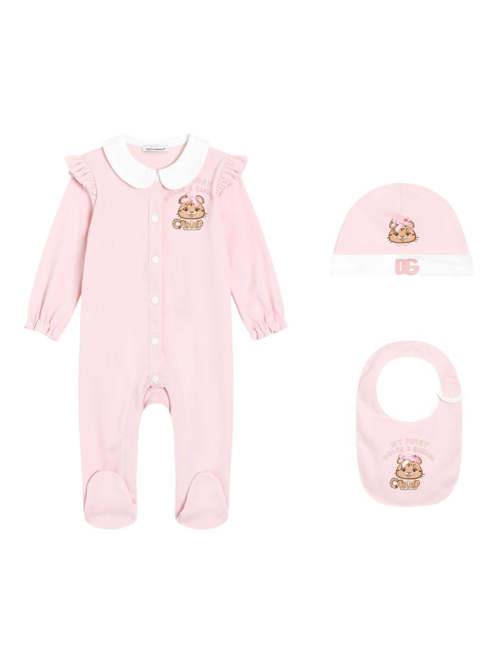 Tutina rosa per neonata L2JO4TG7PNO S9000 Dolce & Gabbana Kids 