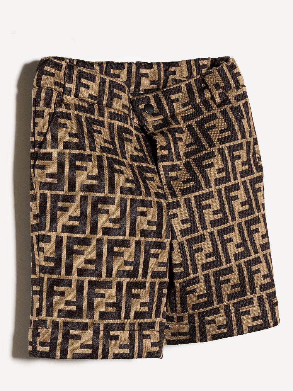Bermuda marrone per neonato BMF176A6A6 F0E0X Fendi Kids 