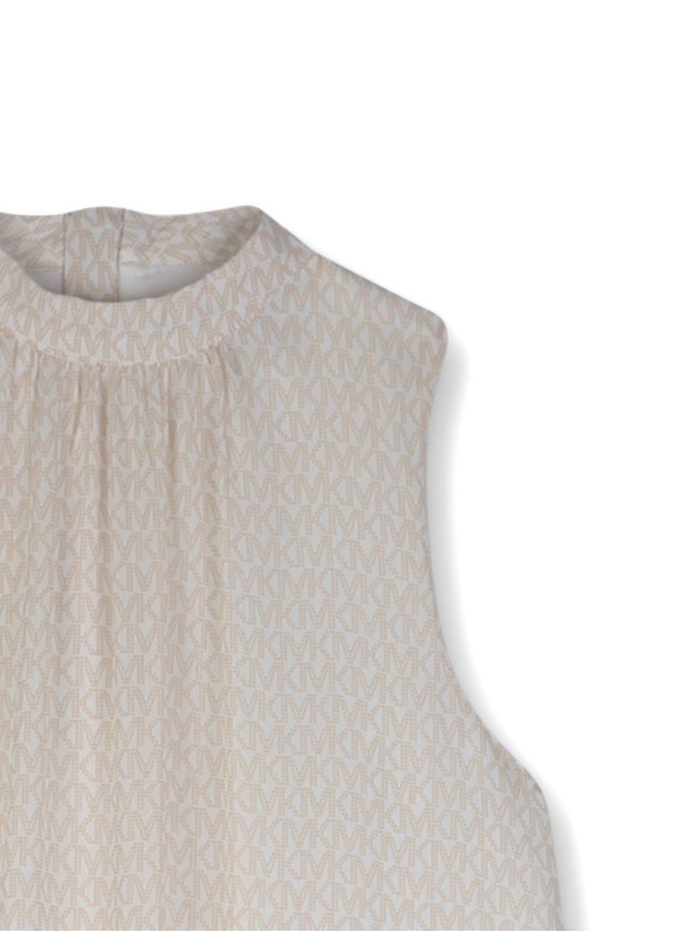 Abito beige chiaro per bambina R30592 190 Michael Kors Kids 
